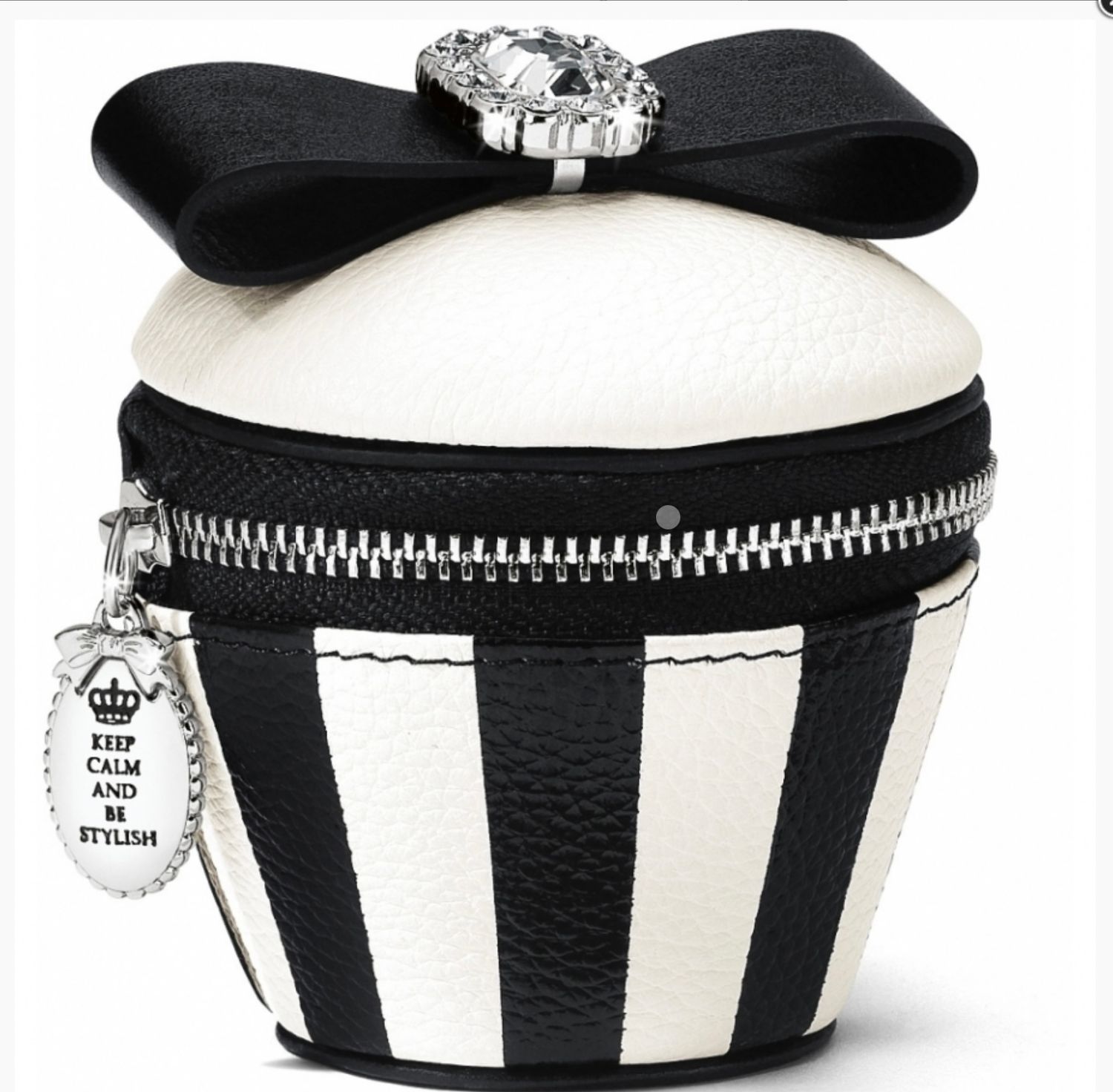 Cupcake Coin Purse Black/White