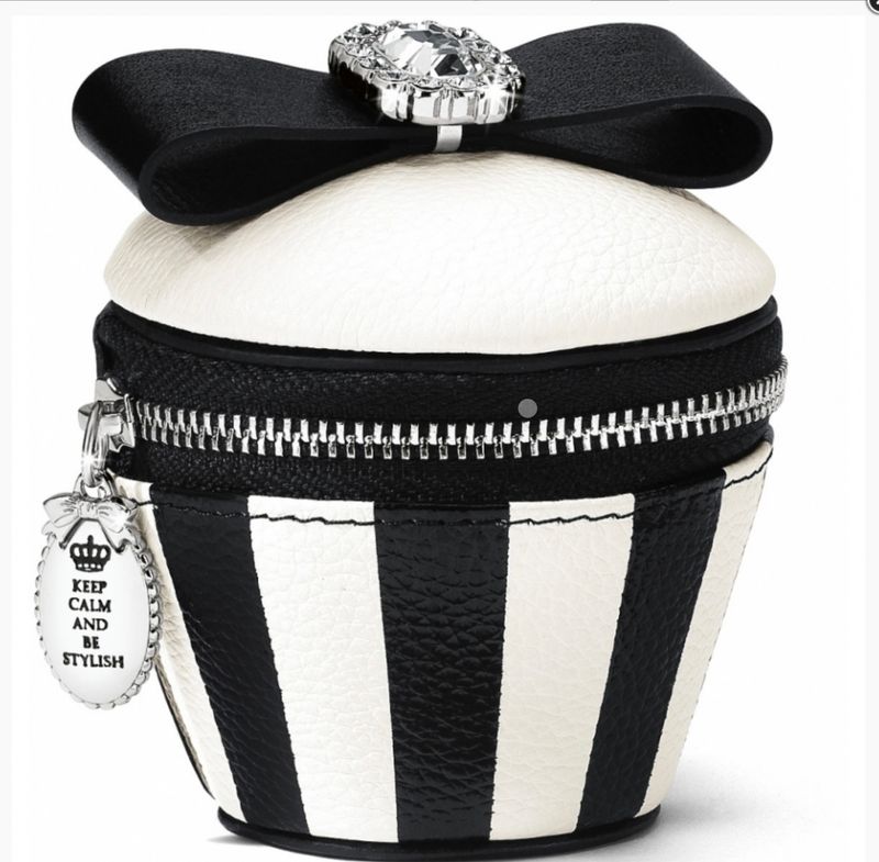 Cupcake Coin Purse Black/White