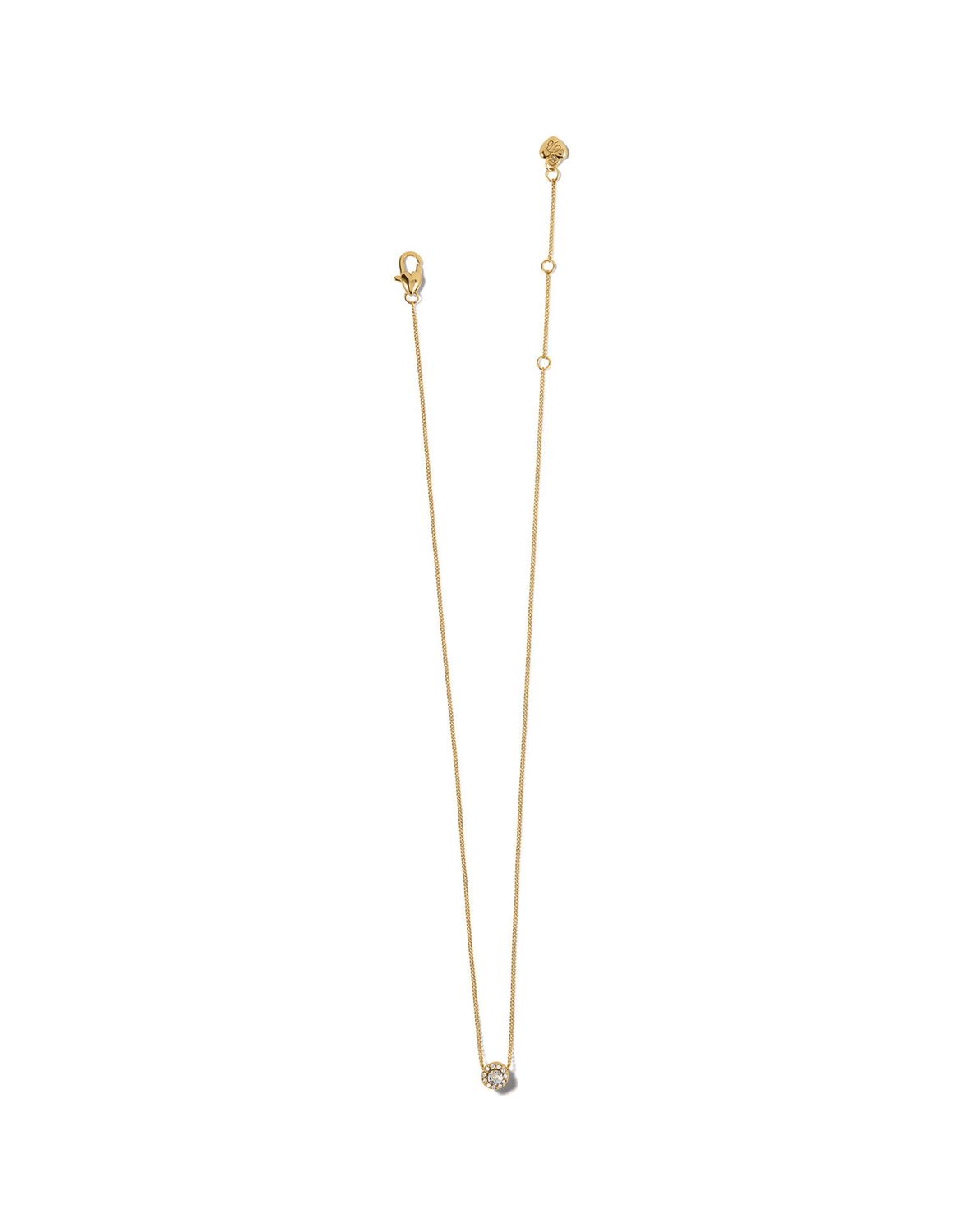 Illumina Mini Gold Solitaire Necklace