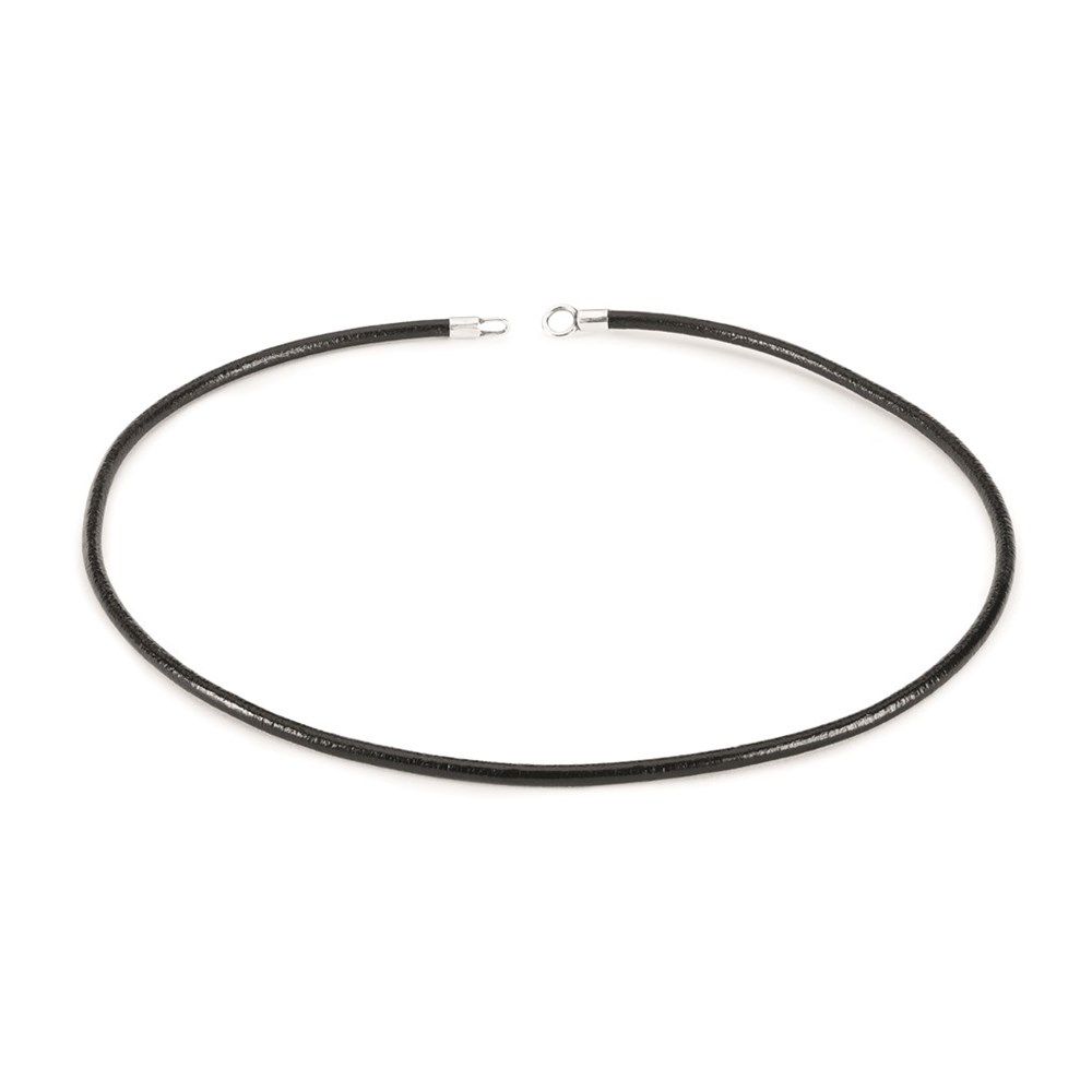 Trollbeads 17.7 Leather Necklace Black