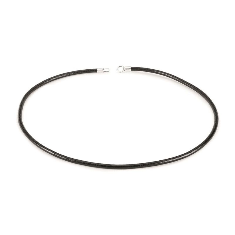 Trollbeads 17.7 Leather Necklace Black