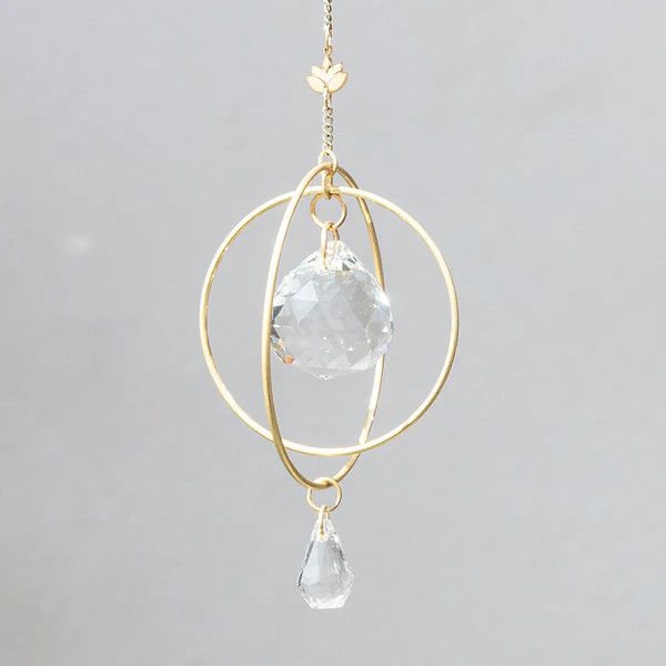 Mini Suncatcher - Lotus/Strength