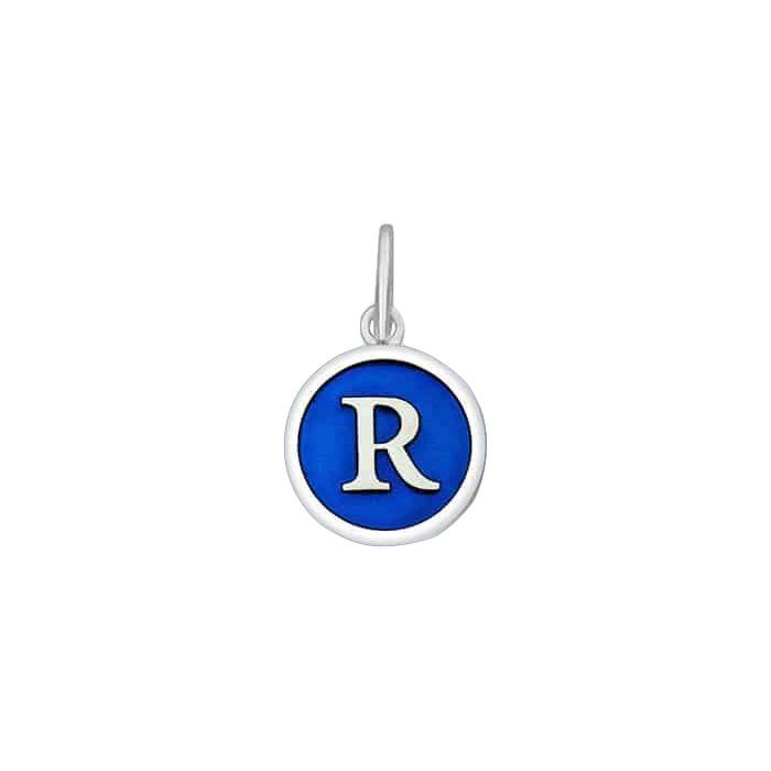 15mm Initial R Light Blue