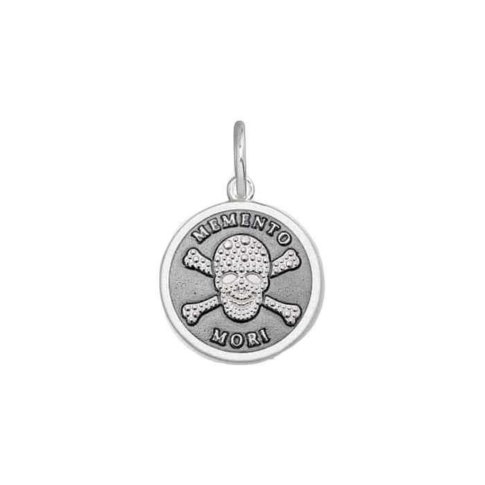 19mm Skull Pewter