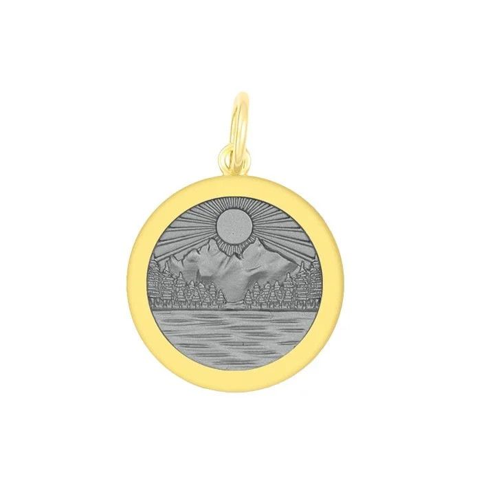 19mm Lake Life All Gold Pewter Small