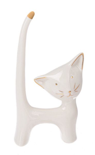 Cat Ring Holder Ceramic