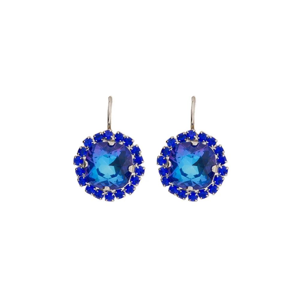 Mariana &quot;Countdown&quot; Blue Cluster RO Earrings