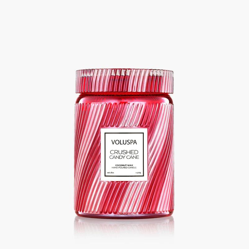 Crushed Candy Cane 18oz Large Jar Candle