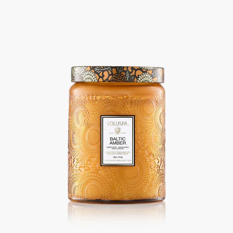Baltic Amber 18oz Large Jar Candle