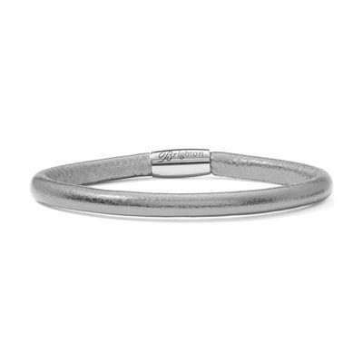 Woodstock Metallic Single Bracelet Silver