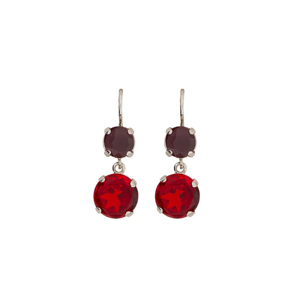 Mariana &quot;Cranberry Crush  Dangle RO Earrings