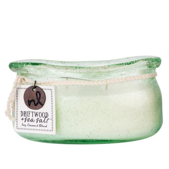 Windward Driftwood &amp; Sea Salt Boat Candle