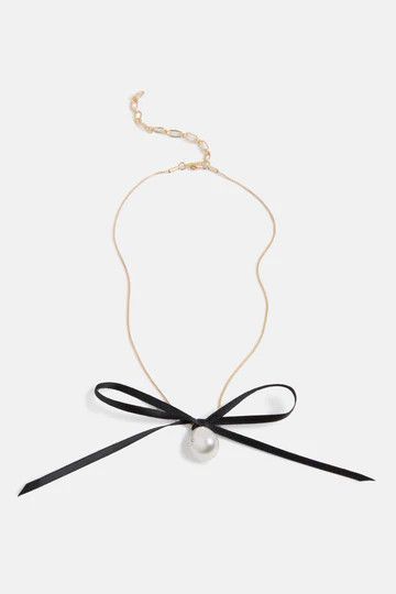 Ruby Sue Pearl Necklace - Gold