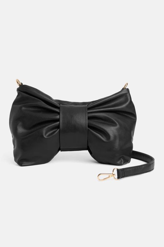 Clarissa Bow Crossbody Black