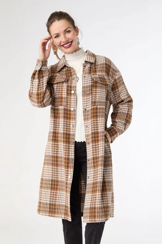 Edith Plaid Shacket