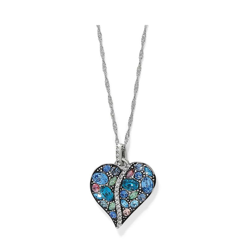Trust Your Journey Heart Necklace