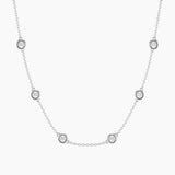 Lab-Grown Diamonds By The Yard Chain Necklace - Silver