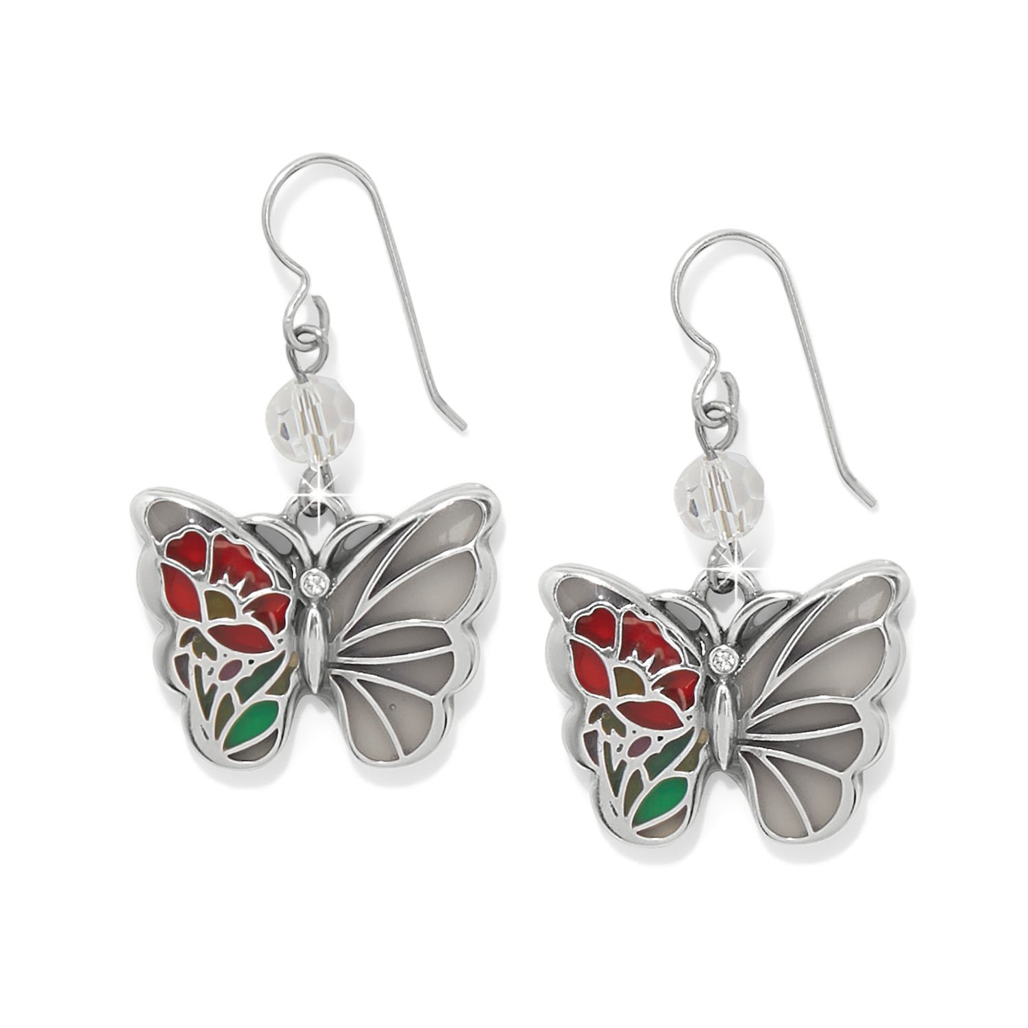Garden of Light Butterfly French Wire Earrings