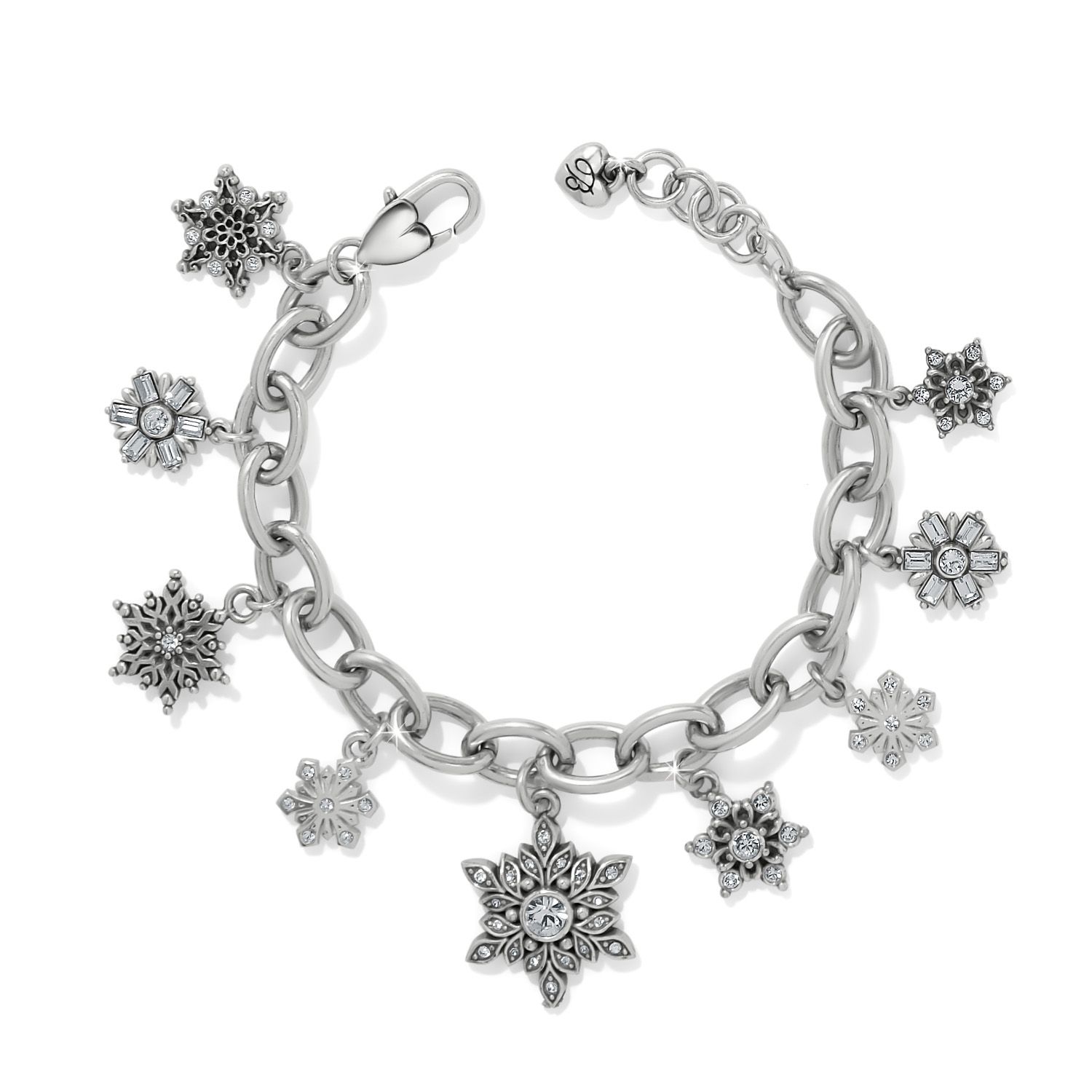 Crystal Flurry Charm Bracelet