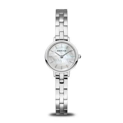 Bering Women’s Classic Polished Silver Watch