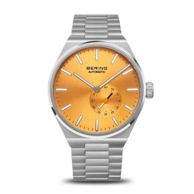 Bering Men&#39;s Automatic Mat Silver Watch