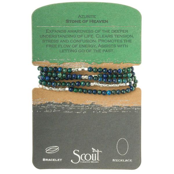 Azurite Wrap Bracelet/Necklace
