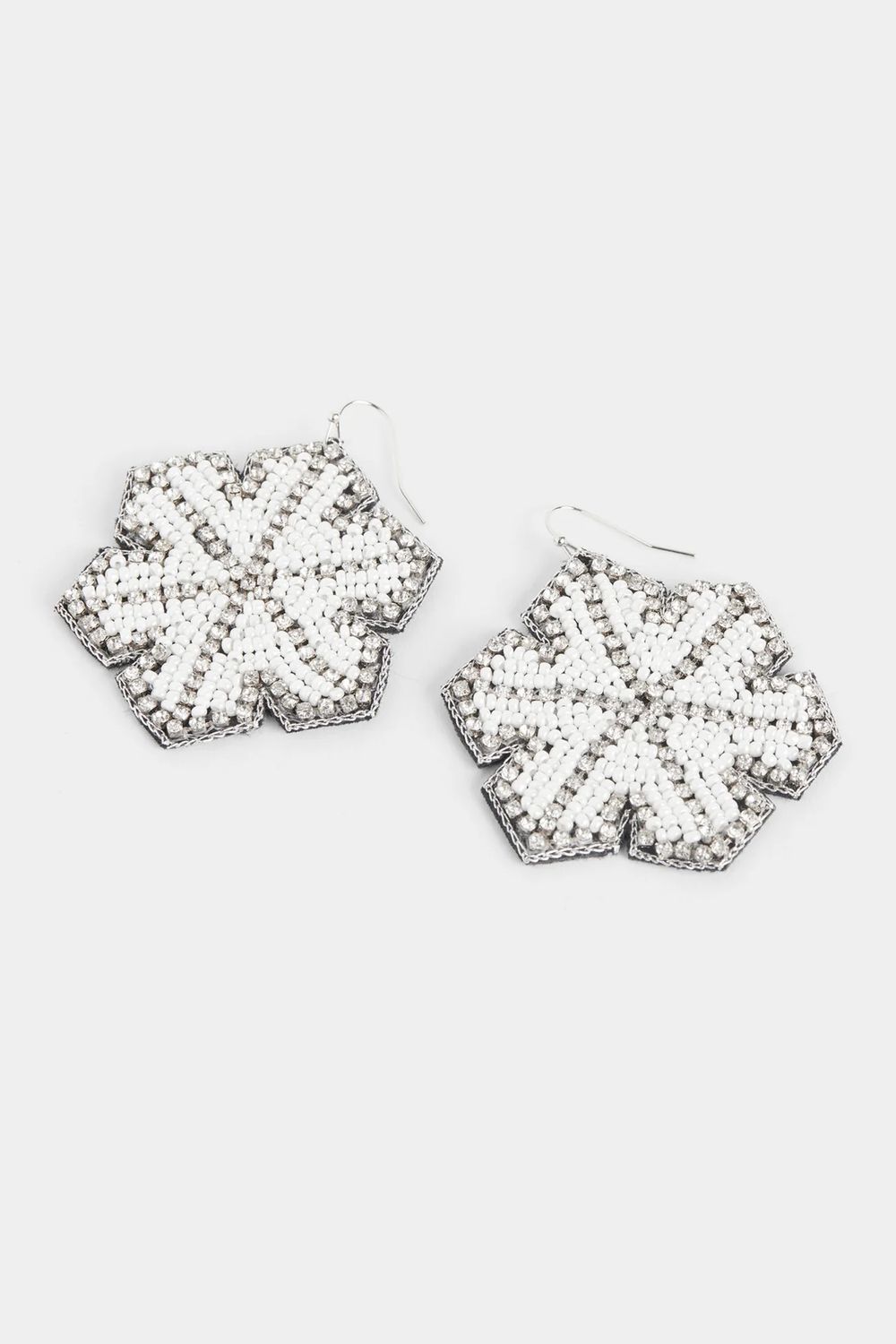 Snowflake Beaded Earrings