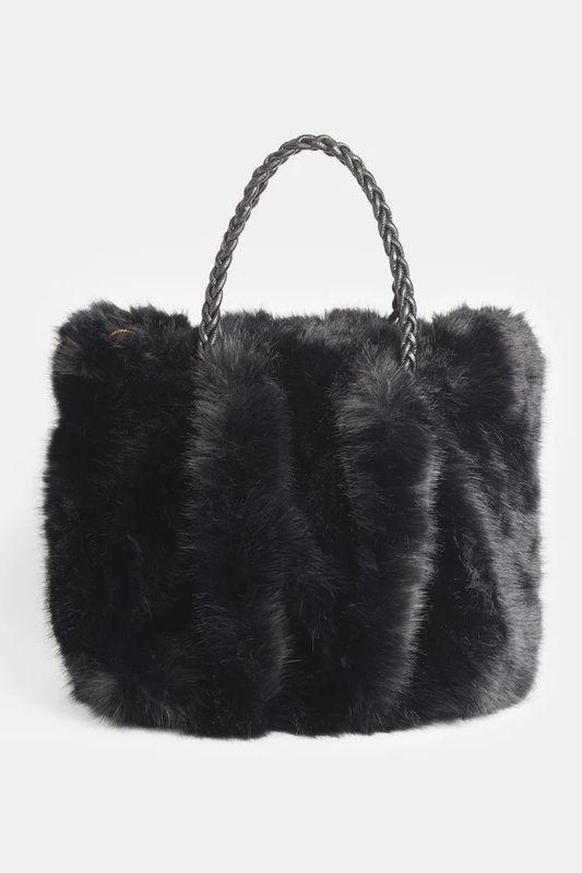 Priscilla Faux Fur Tote