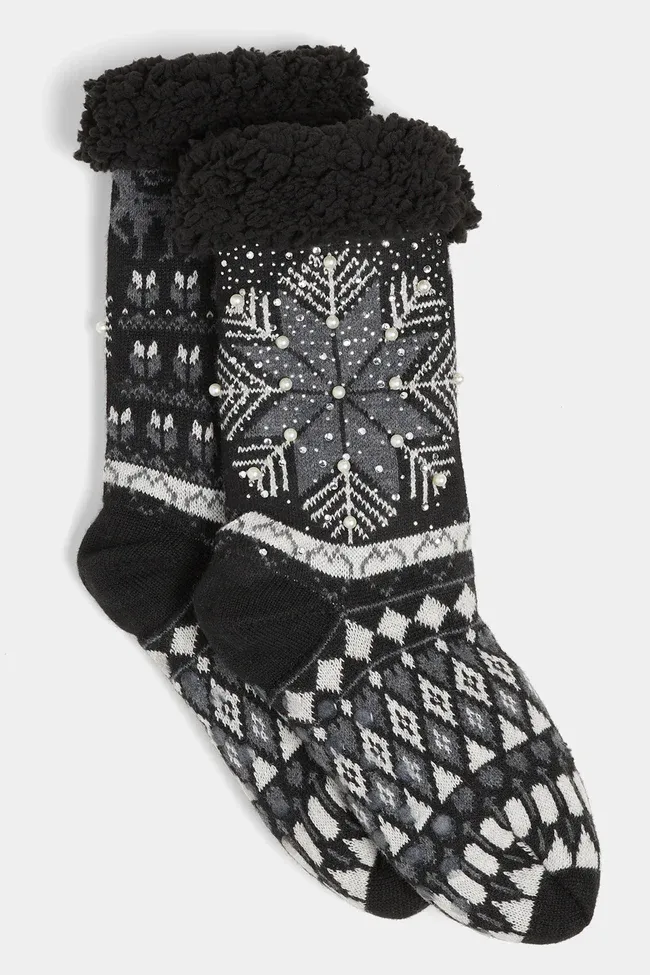 Winter Wonderland Slipper Socks