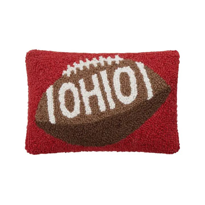 Ohio Football Pillow Small 8&quot;x12&quot;