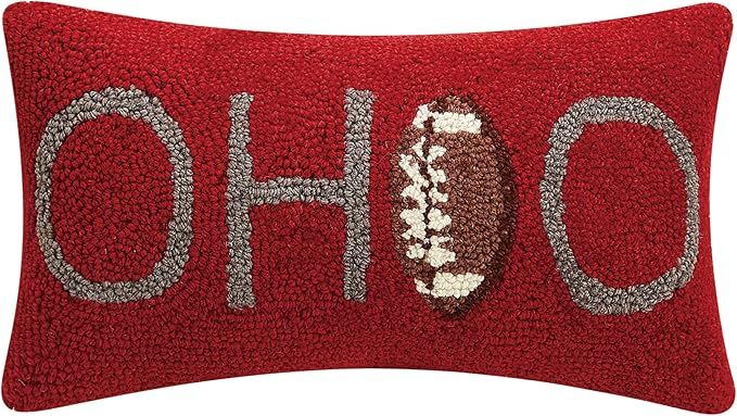 Ohio Football Hook Pillow 9&quot;x16&quot;