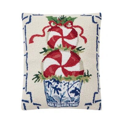Chinoiserie Candy Hook Pillow 16&quot;x20&quot;