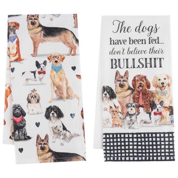 Dog Tea Towel