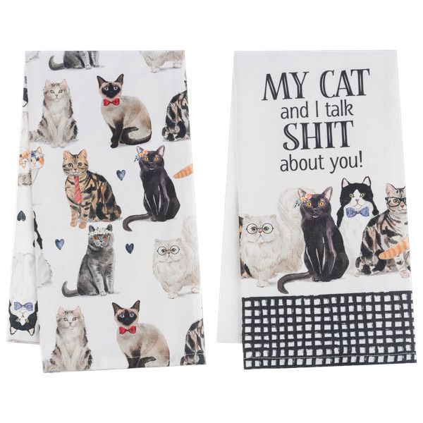 Cat Tea Towel