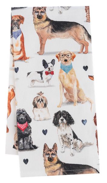 Dog Tea Towel, Color: Dogs Only