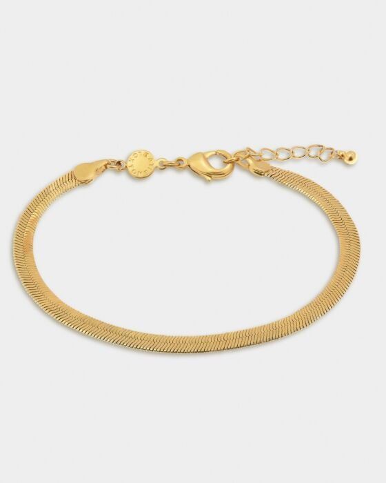 Ciana Snake Chain Bracelet Gold 7 1/16&quot;