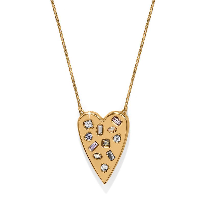 Love Messages B Radiant Gold Reversible Necklace