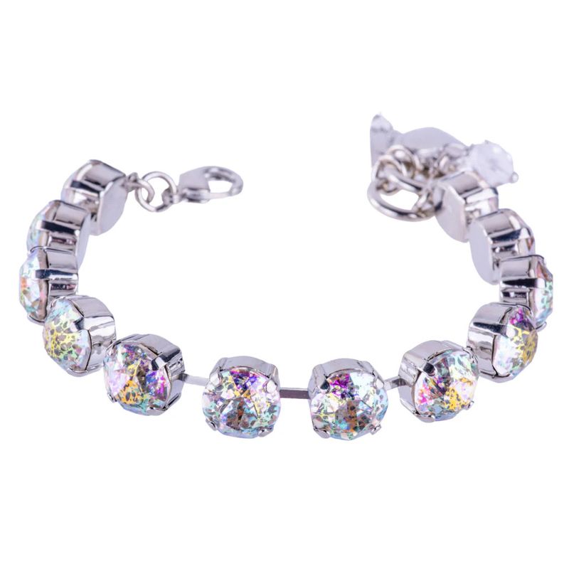 Crystal Sparkle Bracelet-Opal/Patina Finish