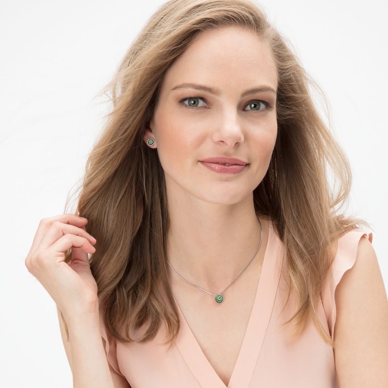 Twinkle Peridot Mini Post Earrings