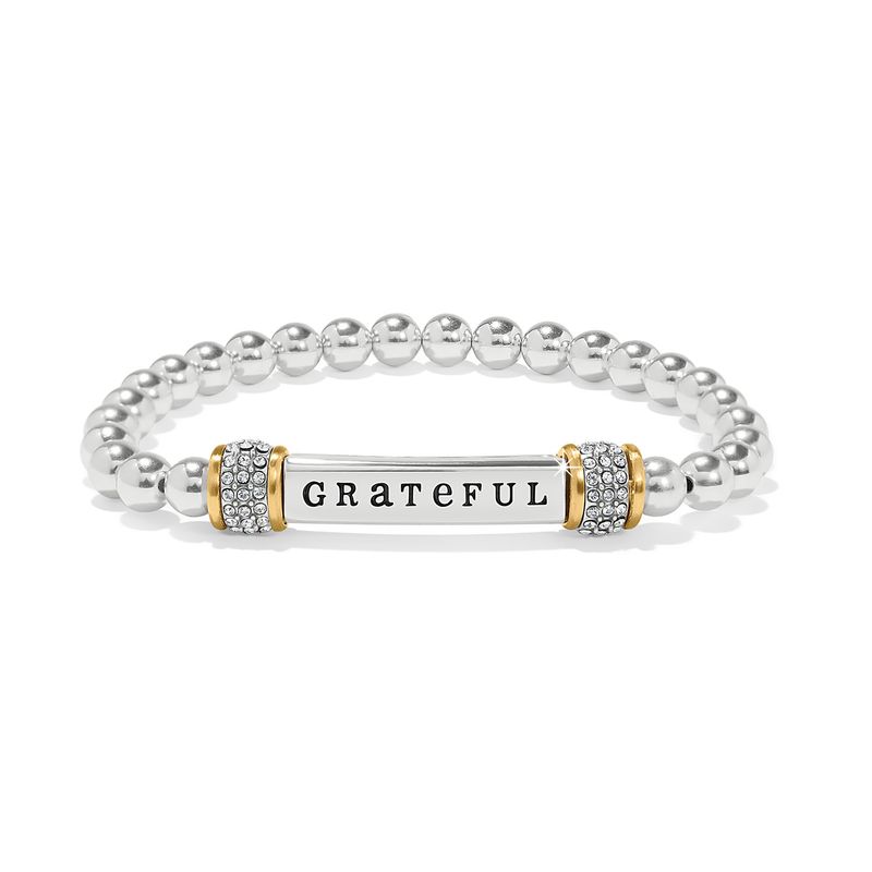 Meridian Grateful Two Tone Bracelet