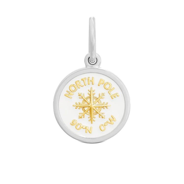 North Pole Compass, Color: Alpine White Gold, Size: 15mm