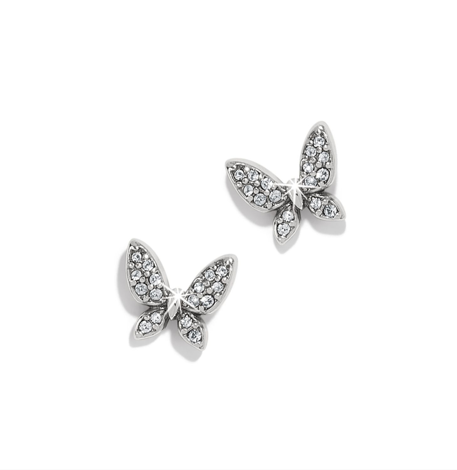 Enchanting Butterfly Silver Earrings