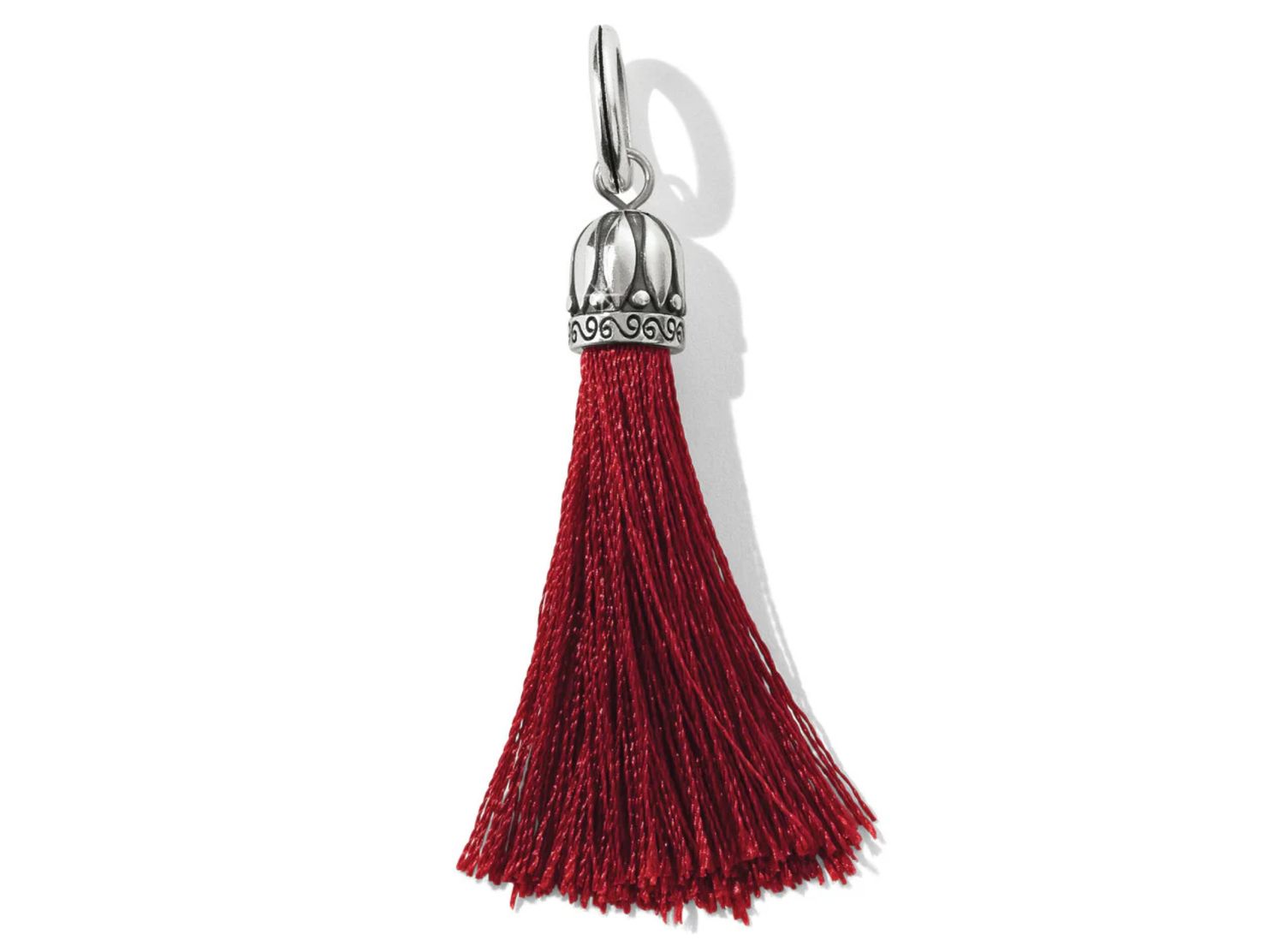 Tahlia Tassel Amulet Maroon