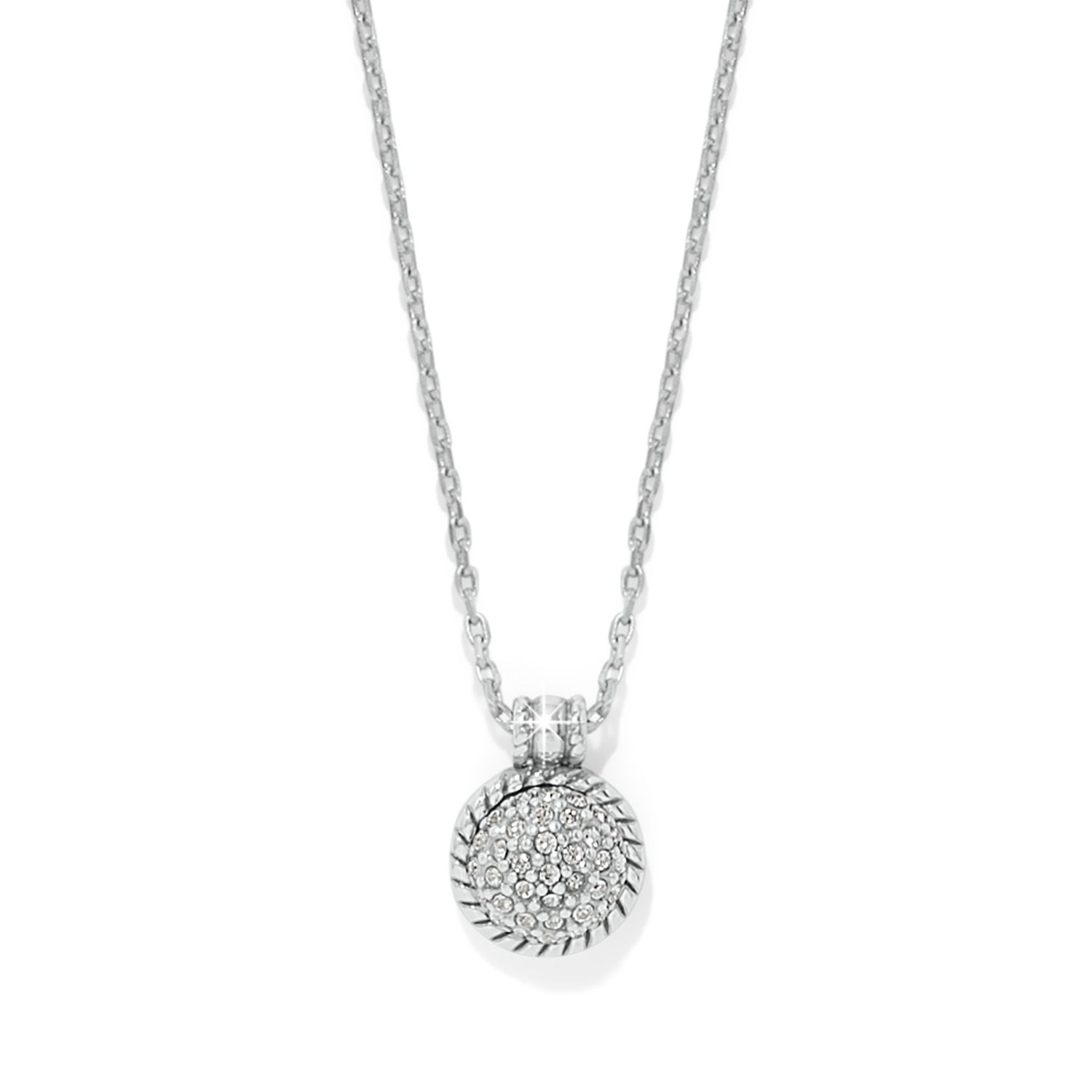 Illumina Celeste Dome Silver Necklace