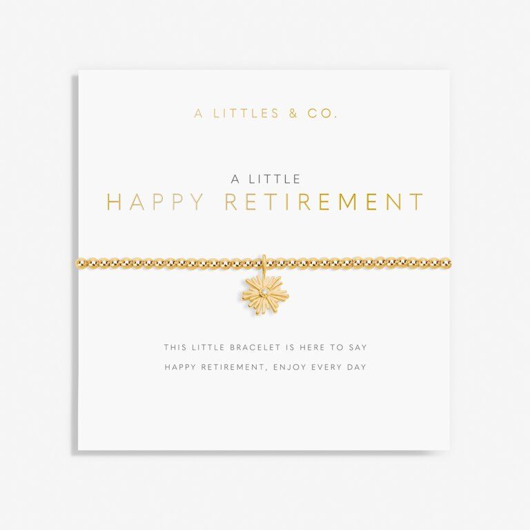A Little Happy Retirement Bracelet Gold