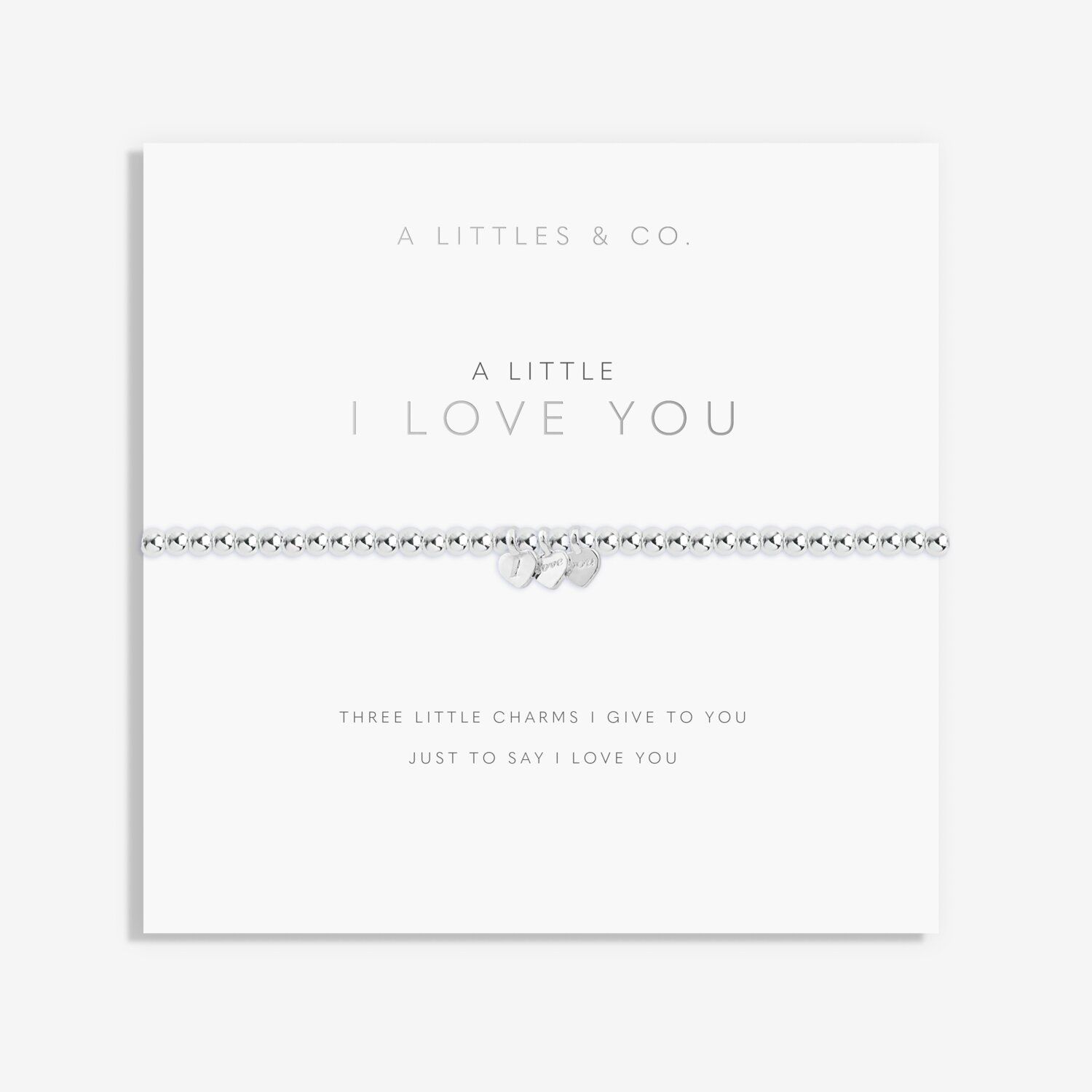 A Little I LOVE YOU Bracelet