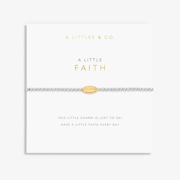 A Little Faith Bracelet Silver &amp; Gold