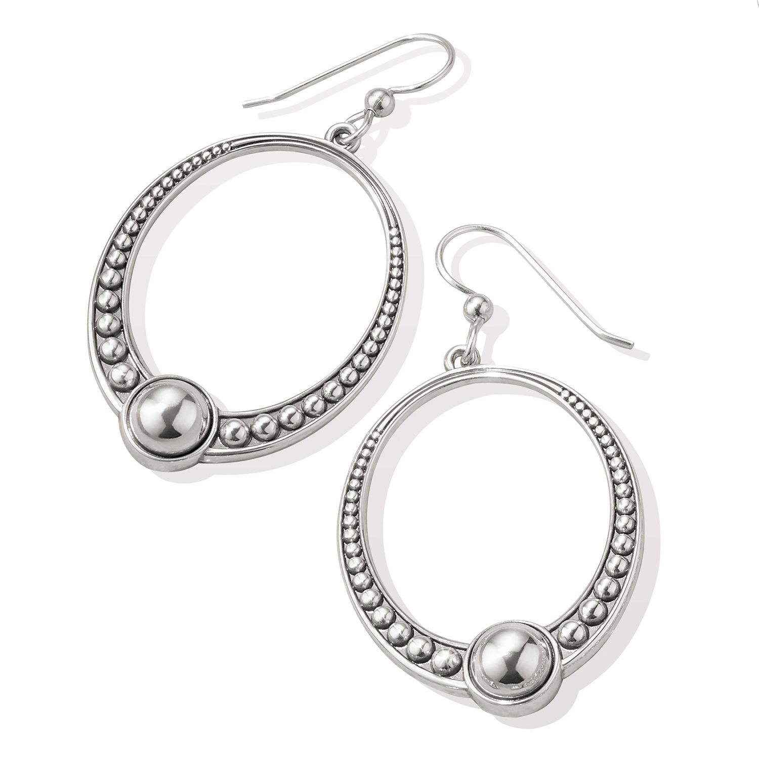 Pretty Tough Oval French Wire Earring