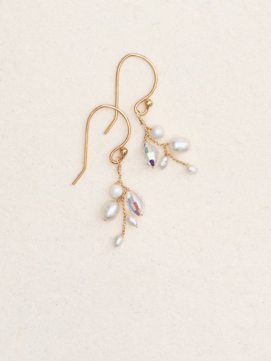 Florentina Earrings: White