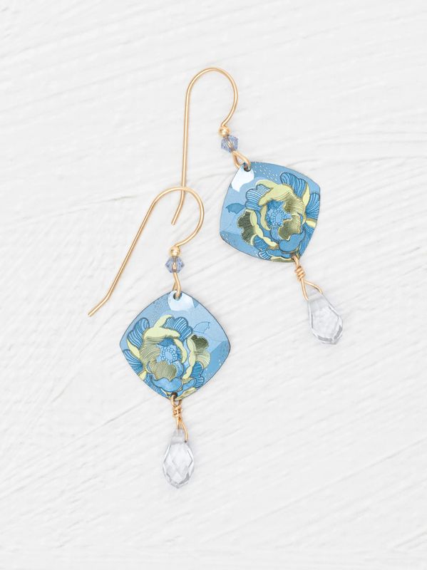 Elana Earrings: Sky Blue